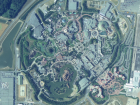 Le Parc Disneyland en 1994.