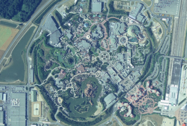 Le Parc Disneyland en 1994.