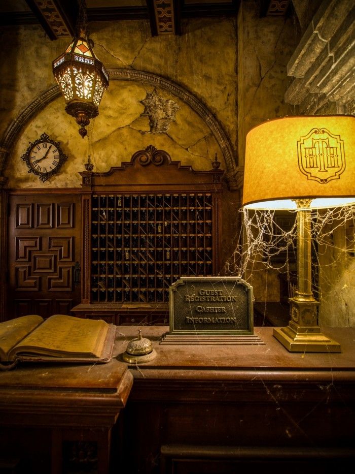 The Twilight Zone Tower of Terror™, le comptoir à l'entrée de l'atraction