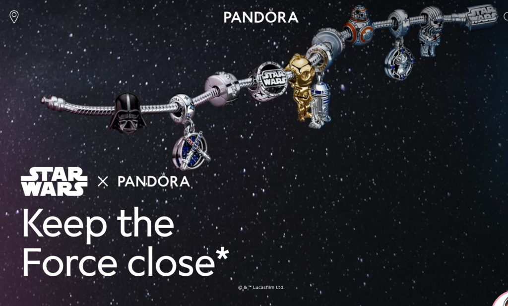 Charms Pandora x Disney Star Wars
