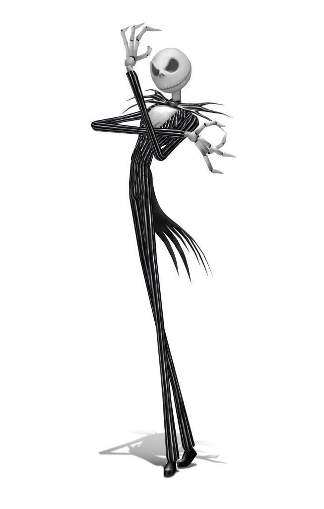 LE personnage squelettique de Jack Skellington