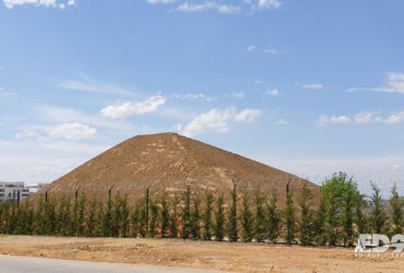 Merlon paysager de l'extension Walt Disney Studios.