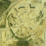 Début des travaux de terrassement du Parc Disneyland.