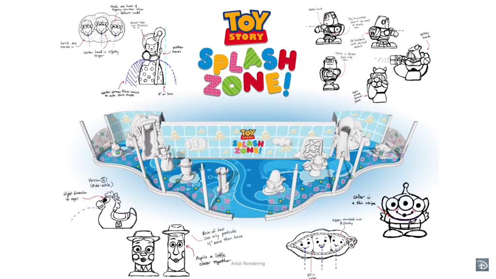 Dessin de Toy Story Splash Zone