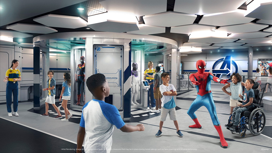 Marvel super hero academy sur le disney wish