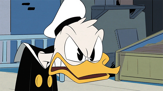 Donald is not happy at the announcement of the Disney Premier Access