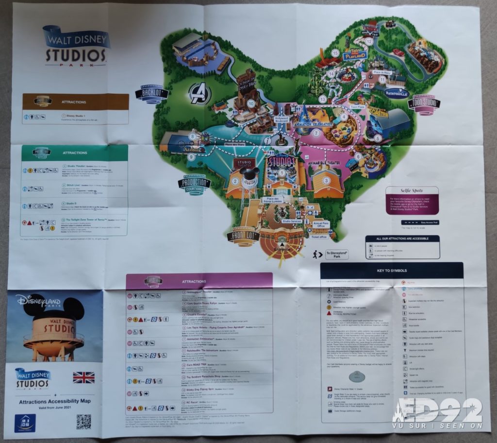 plan Disneyland studios