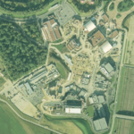 Terrassement du Walt Disney Studios Park en 2001.