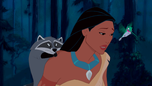 Pocahontas est  entourée de Meiko et Flit