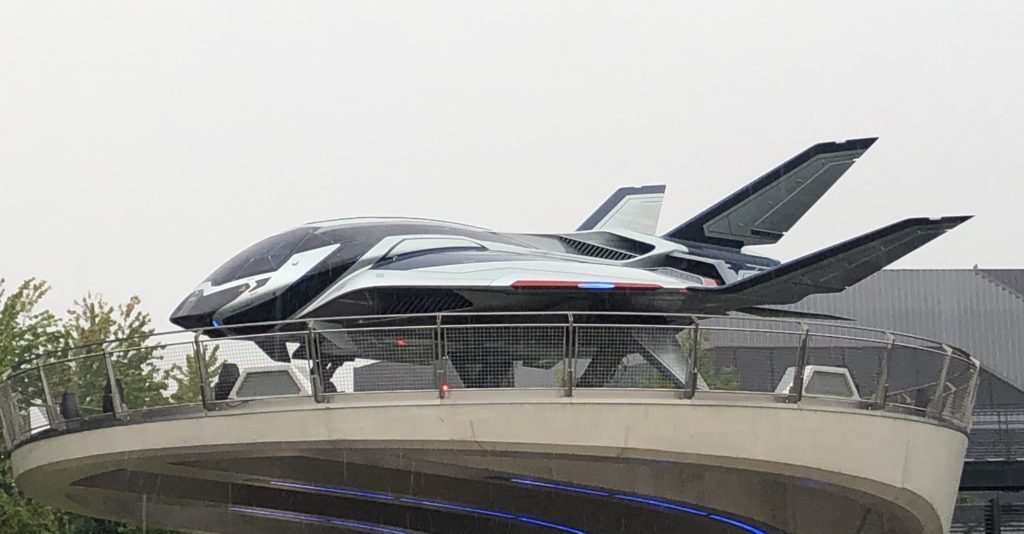 le quinjet avengers campus disneyland paris