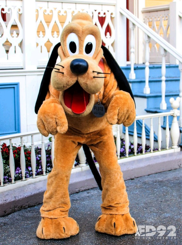 Pluto à disneyland paris