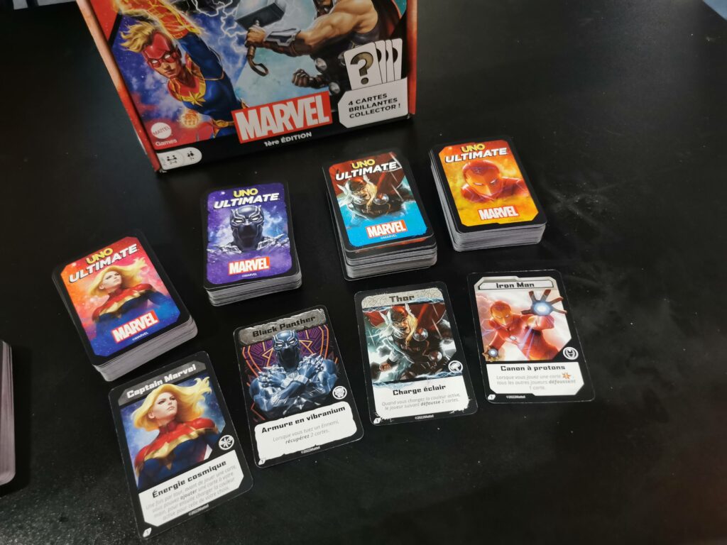 Uno Marvel, nouveau jeu de cartes Uno