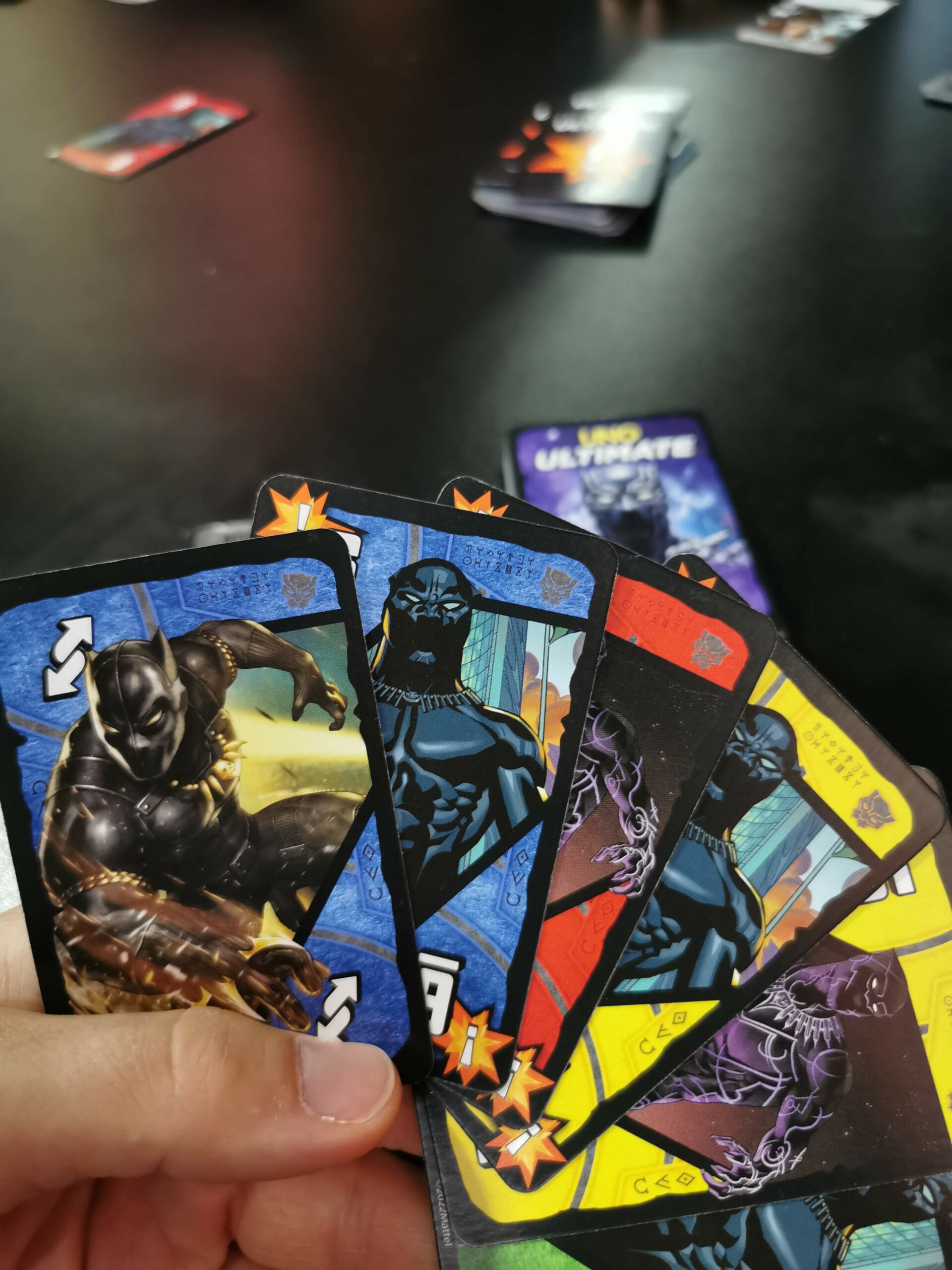 Deck Black Panther du jeu Uno Ultimate Marvel